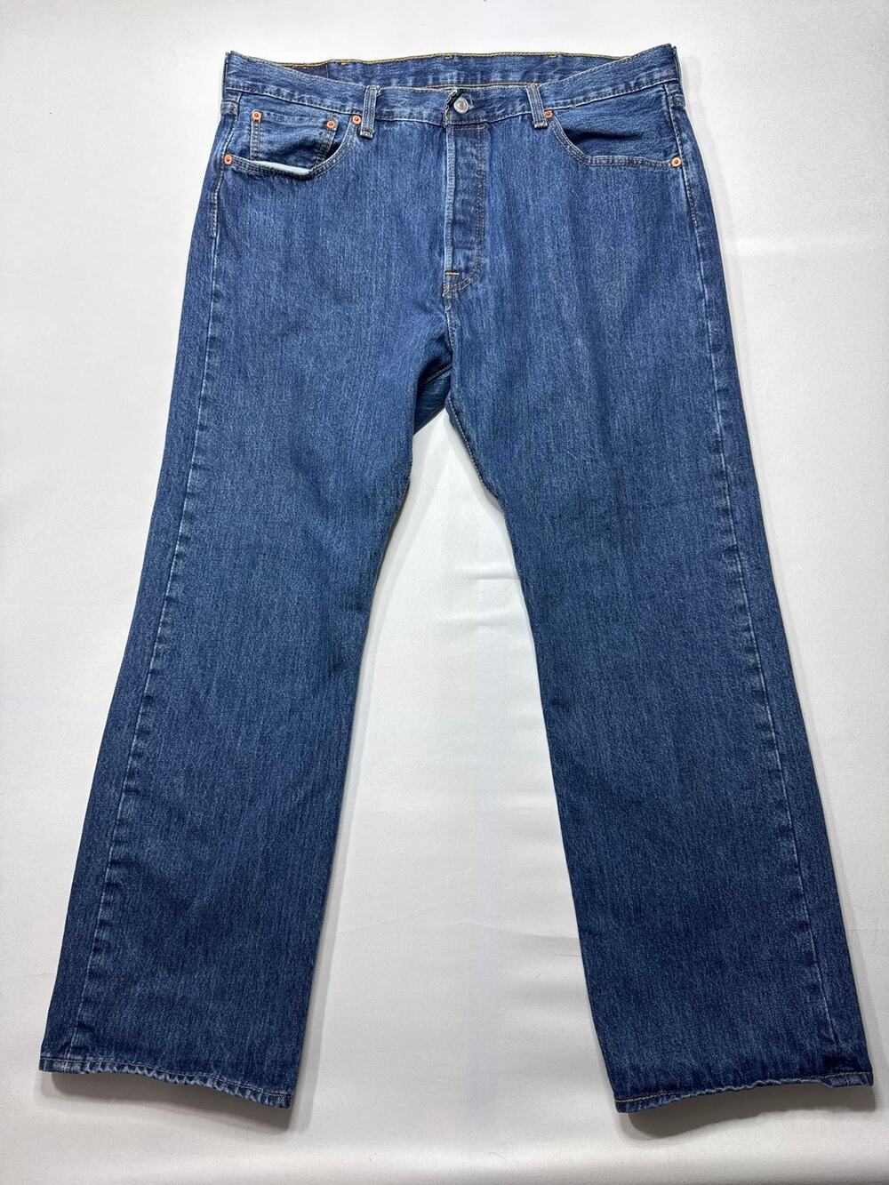 Levi's 501 Men's Button‎ Fly Straight Leg Blue Jeans - Size 38x30